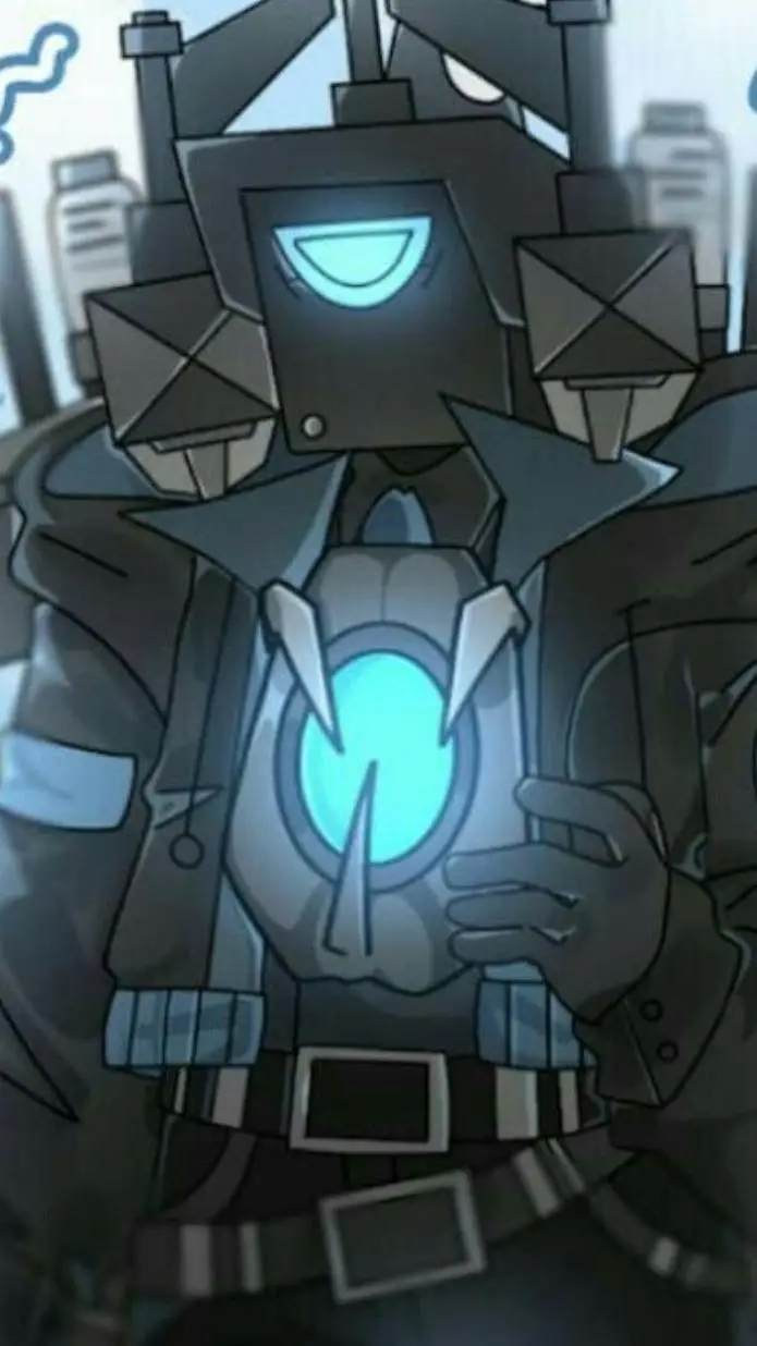 ai character: Titan cameraman background