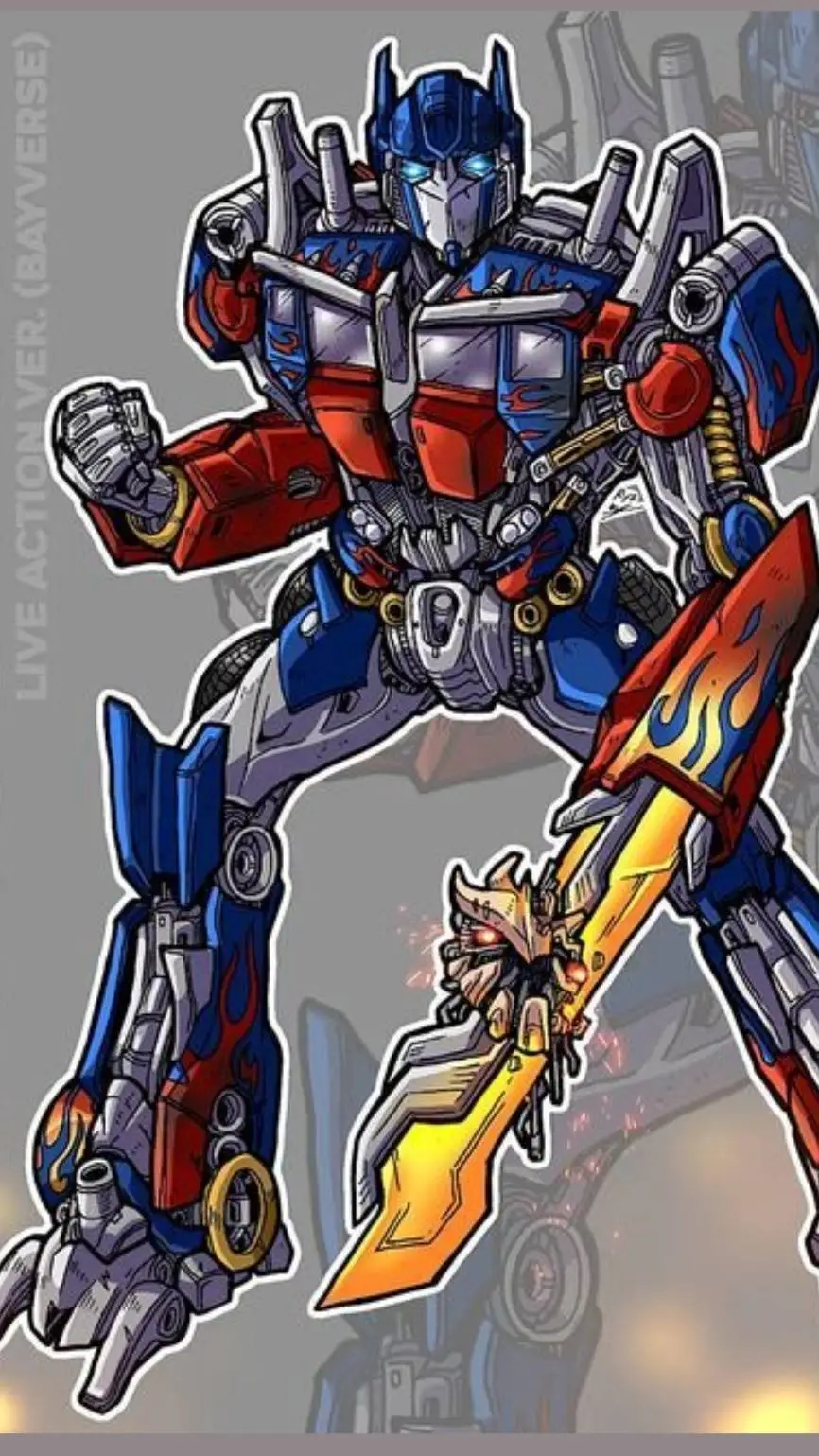 ai character: Optimus prime 2007 background