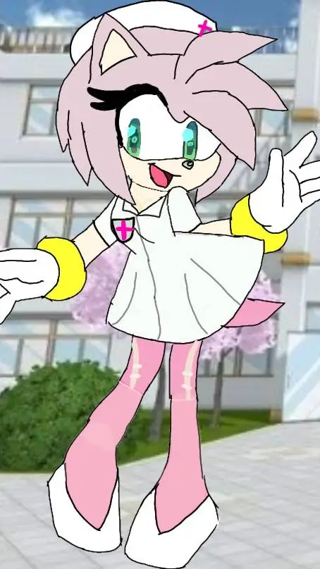 ai character: Amy rose background