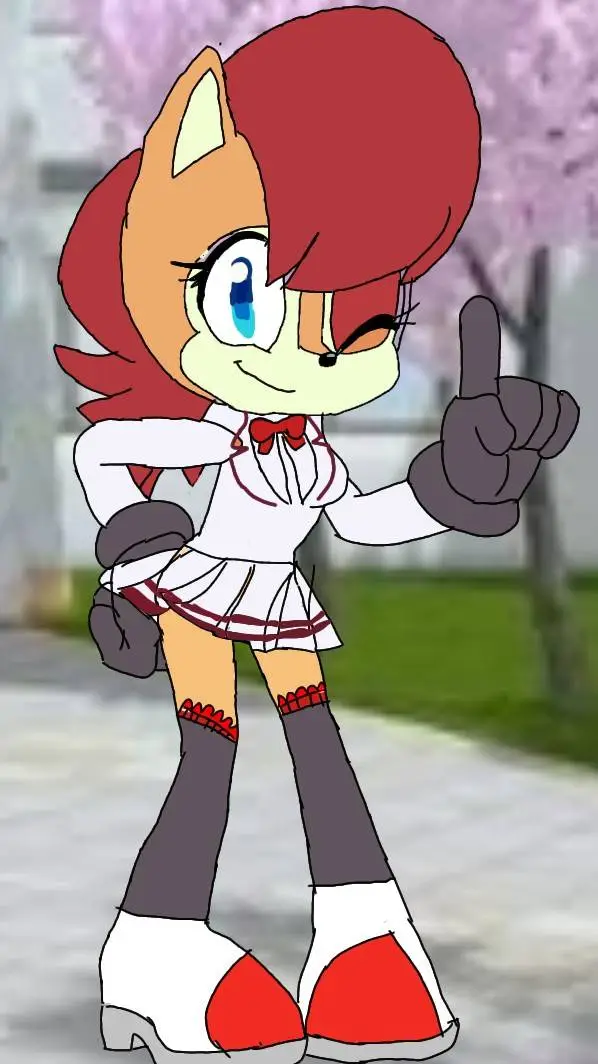 ai character: Sally  background