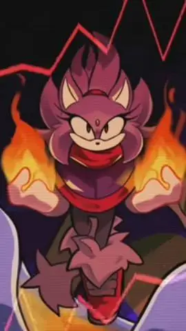 ai character: Blaze the cat  background