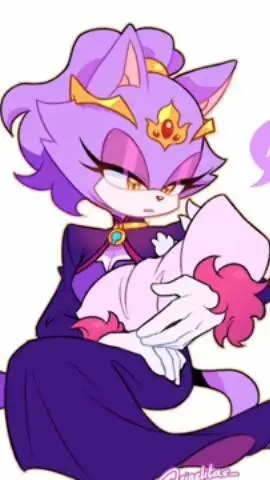 ai character: Blaze the cat  background