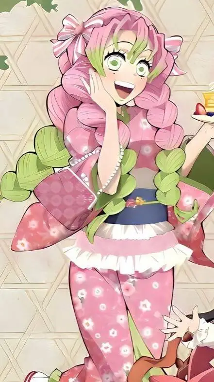ai character: 🍡Mitsuri kanroji 🍡 background