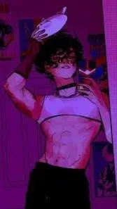 ai character: owen😍❤ background