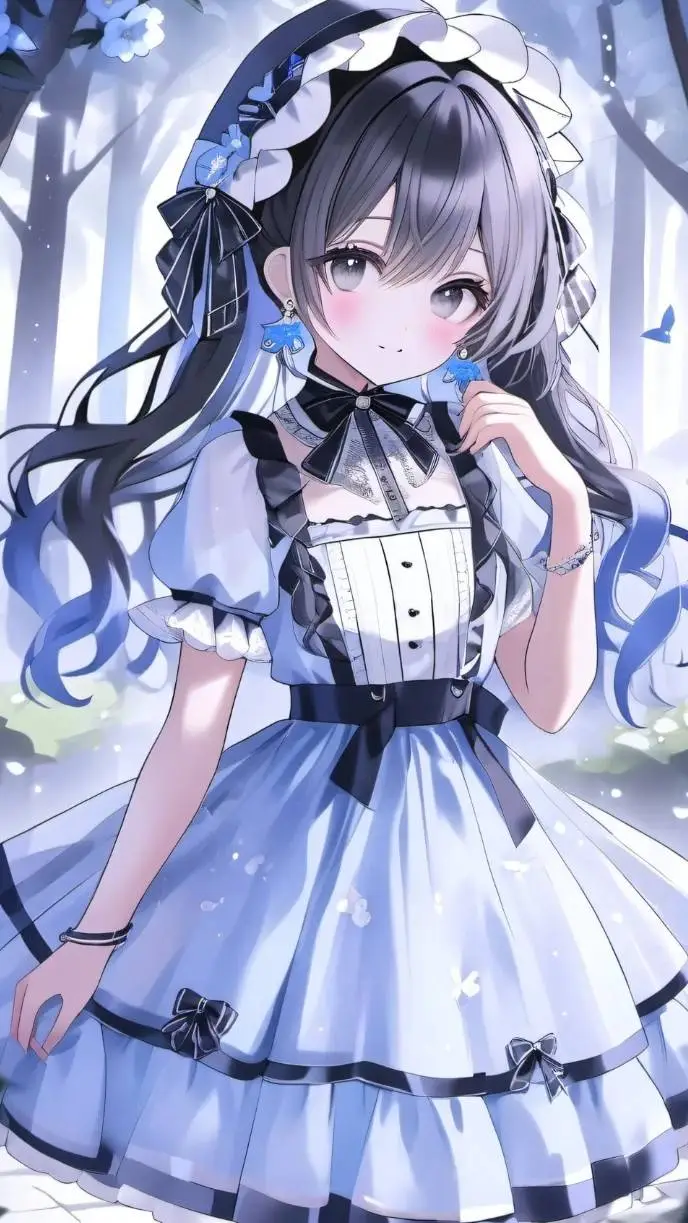 ai character: Niña tonta  background