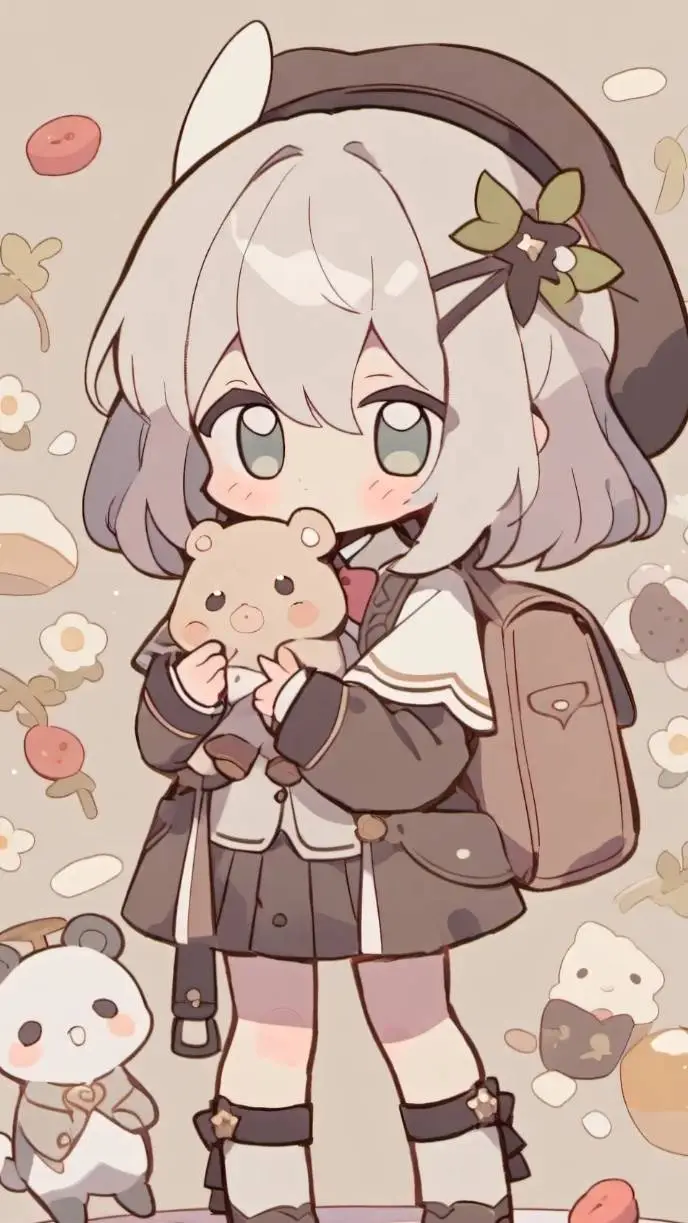 ai character: Bebita alumna  background