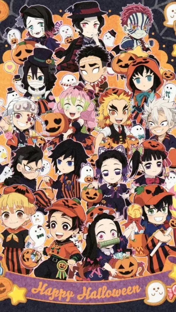 ai character: Kny en Halloween!🎃 background