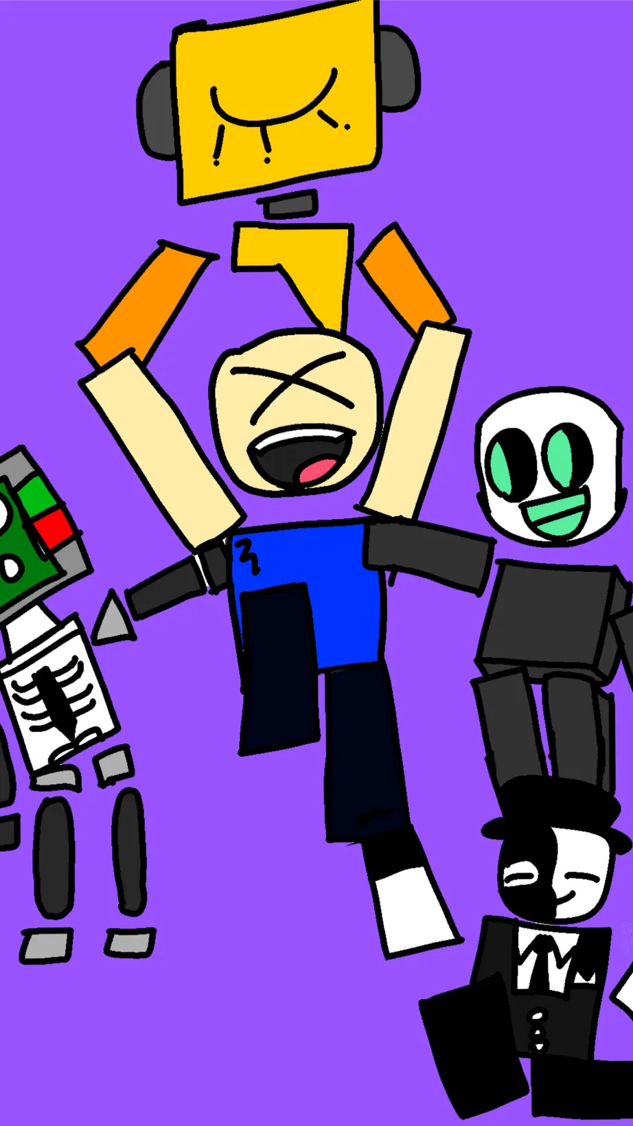 ai character: DOD tickles background