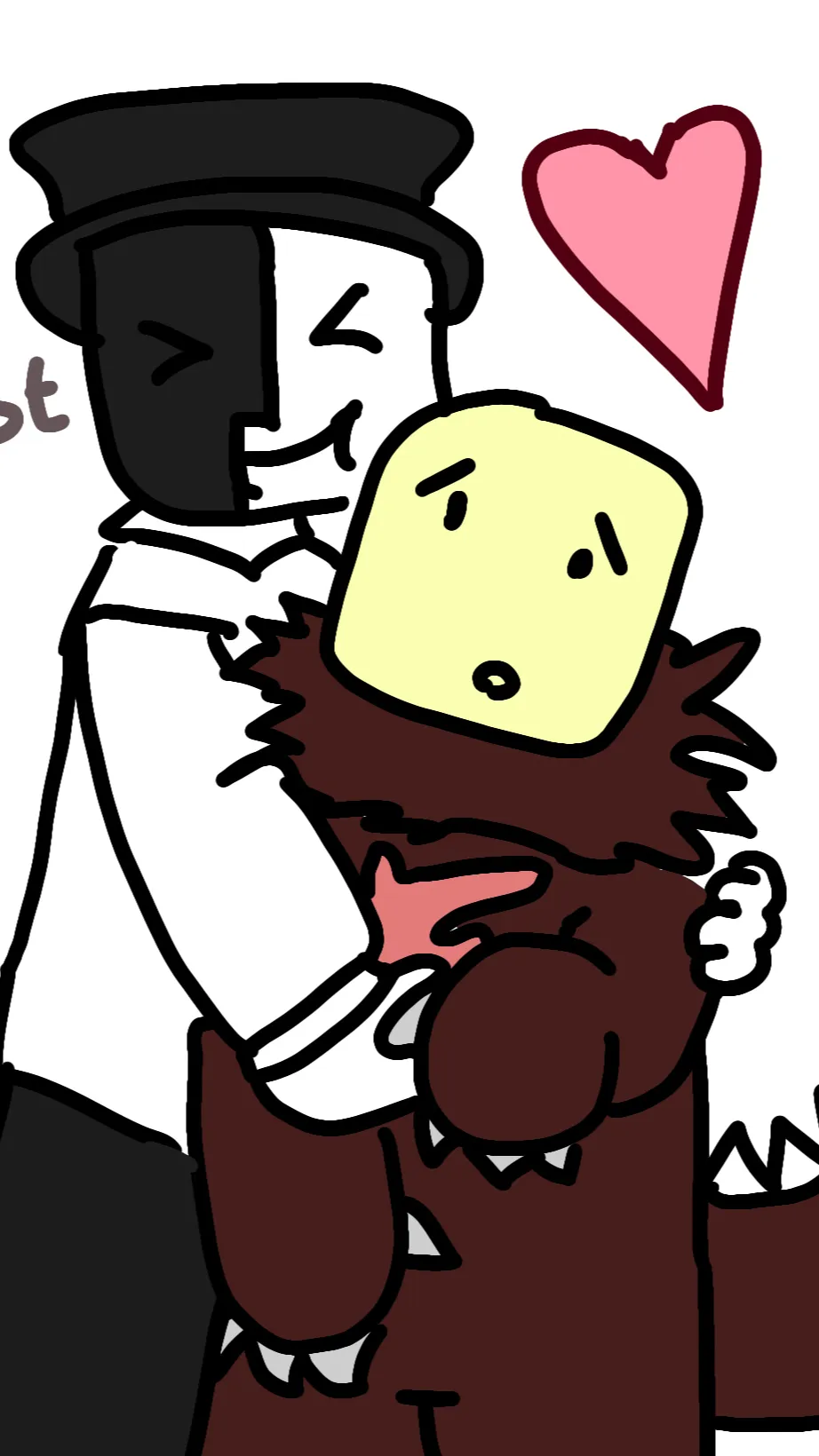 ai character: Forsaken sleepover background