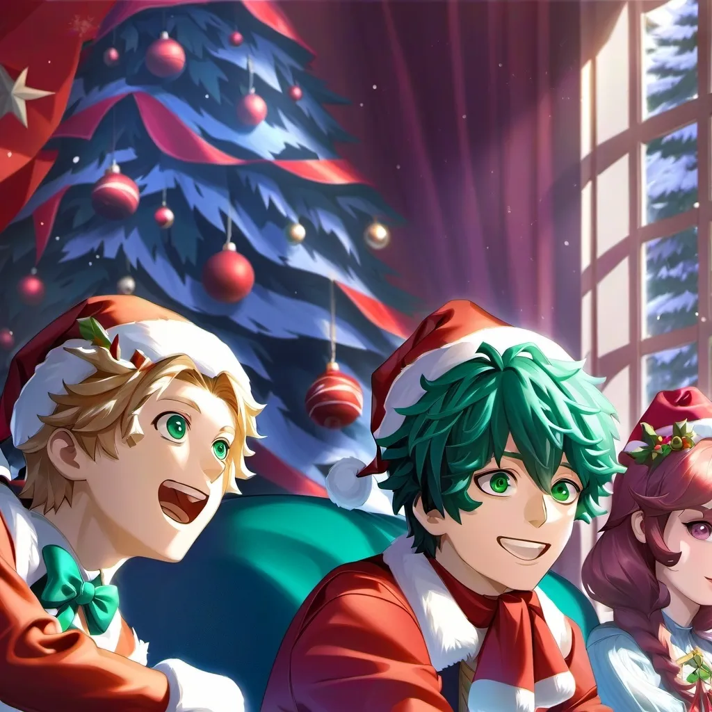 chat with ai character: Mha Christmas