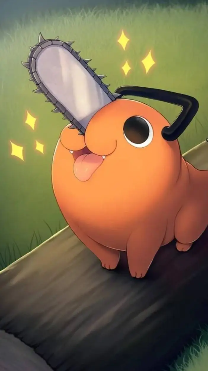 ai character: pochita  background