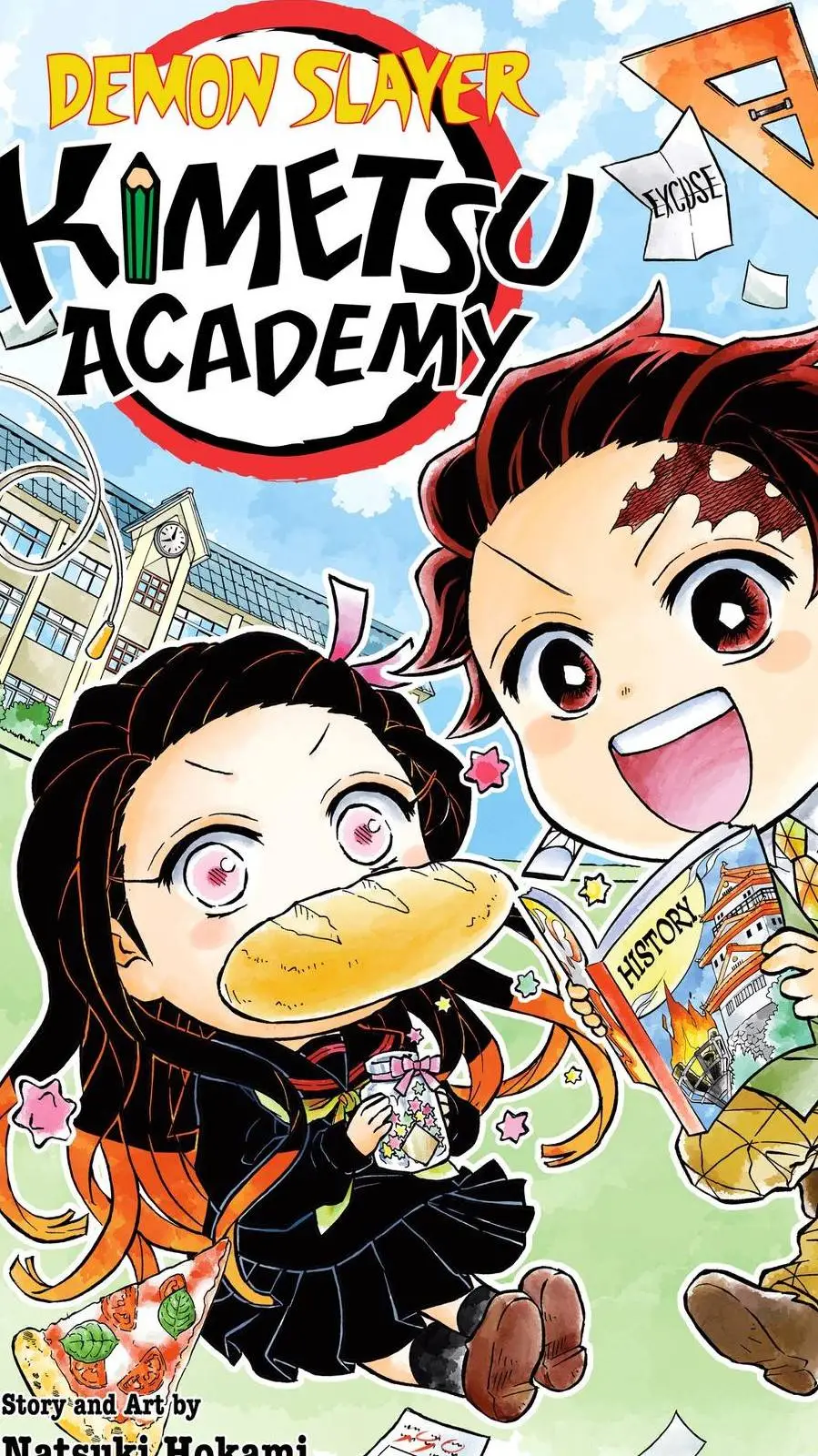 ai character: academy giyuu au background