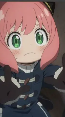 ai character: anya forger bomb background