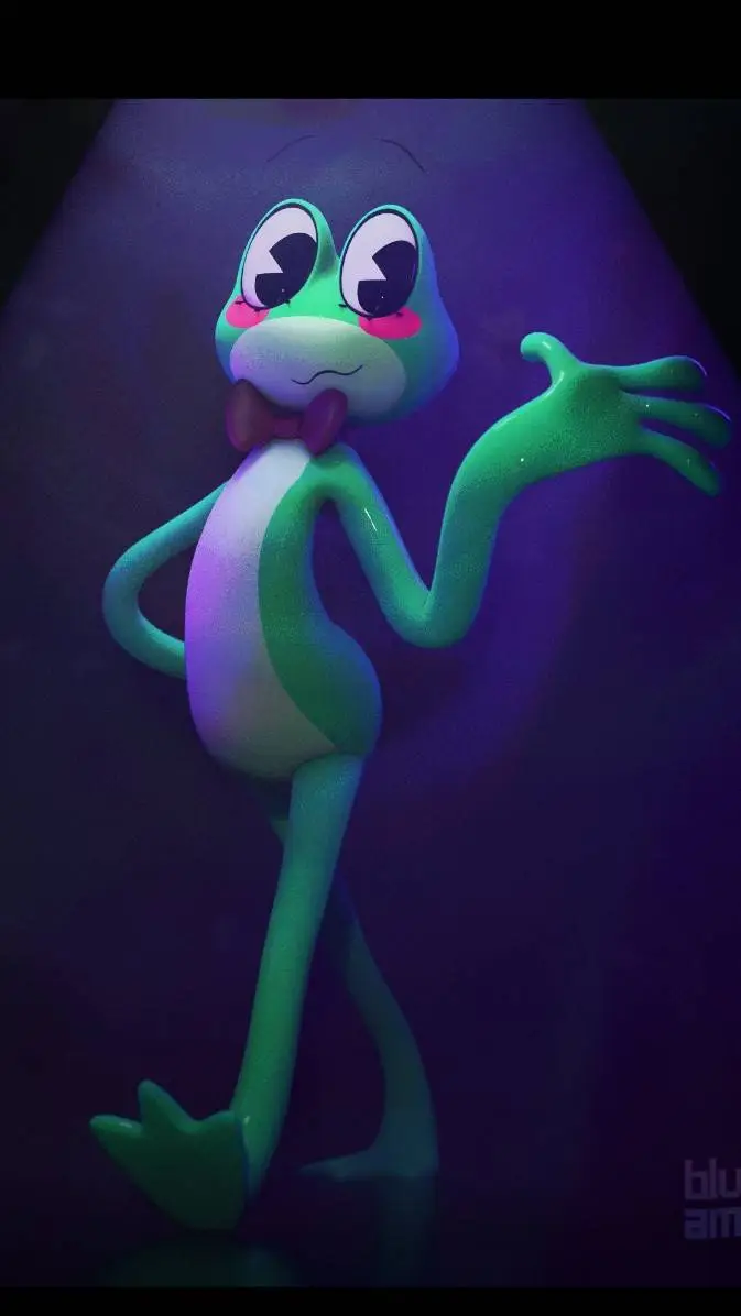 ai character: Ribbit background