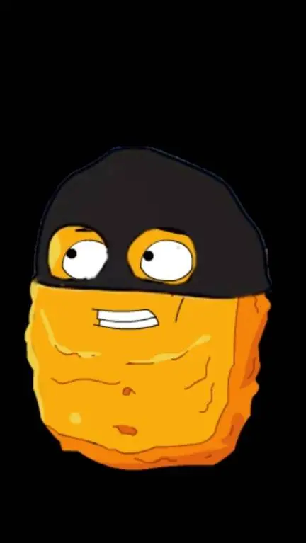 ai character: wobbly nugget background