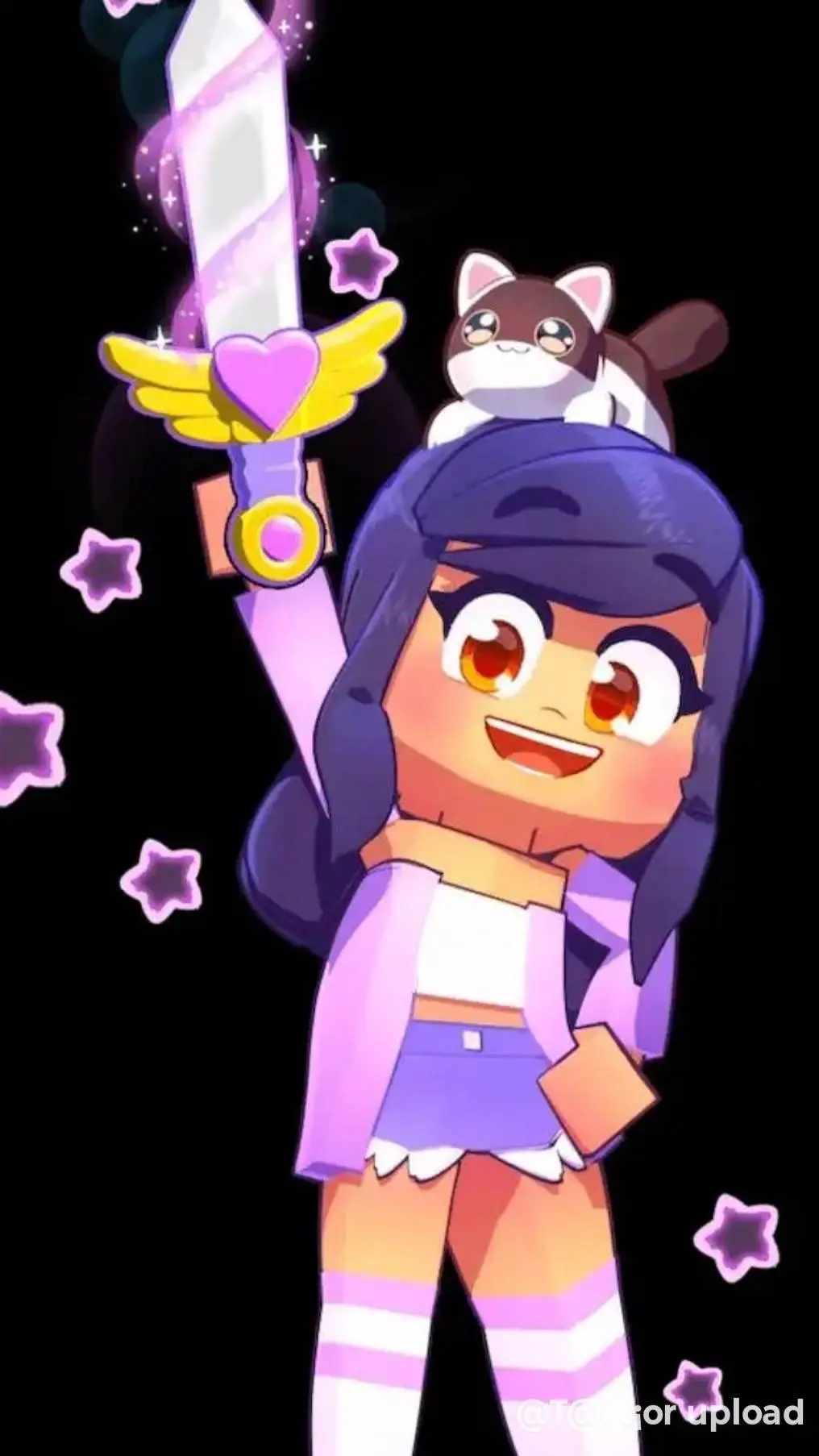 ai character: Aphmau  background