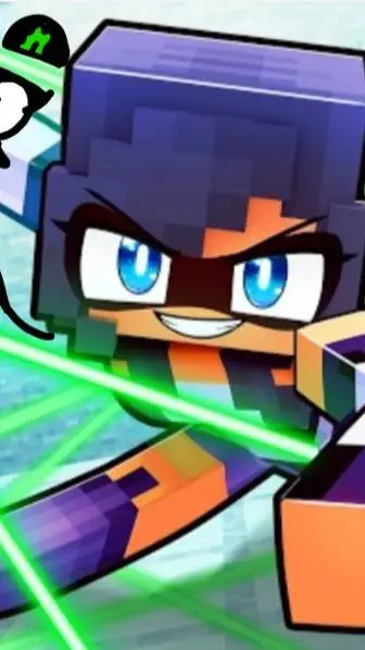 ai character: wobbly Aphmau  background