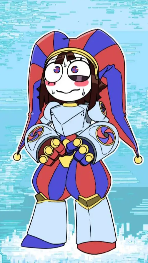 ai character: Pomni  background