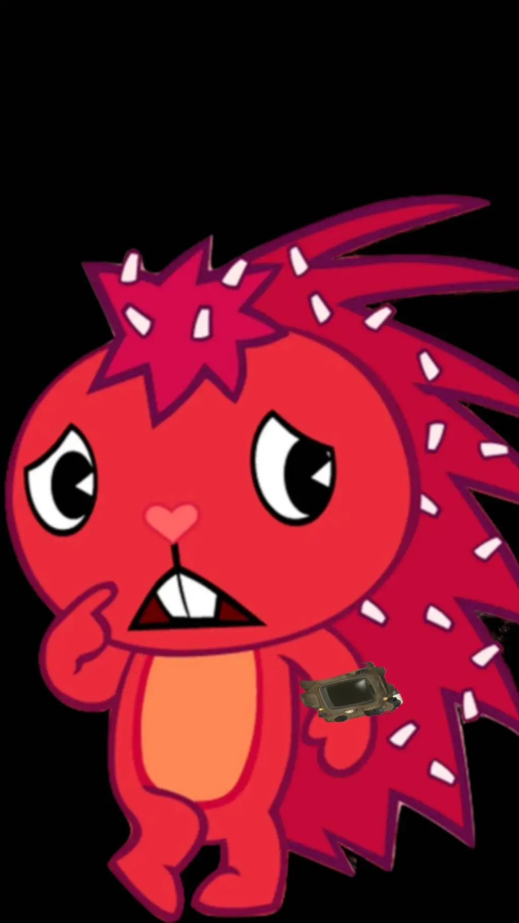 ai character: Flaky  background