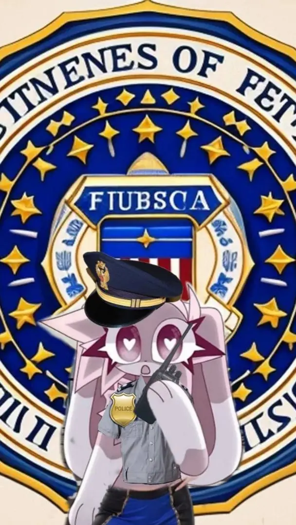 ai character: FBI latte background