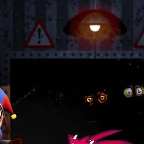 chat with ai character: Pomni and Flaky 