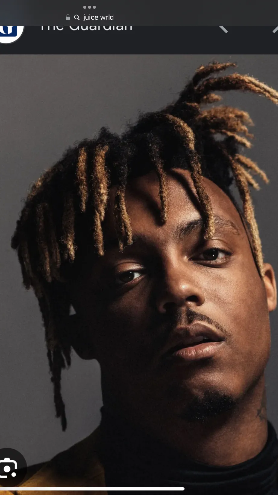 ai character: Juice WRLD background