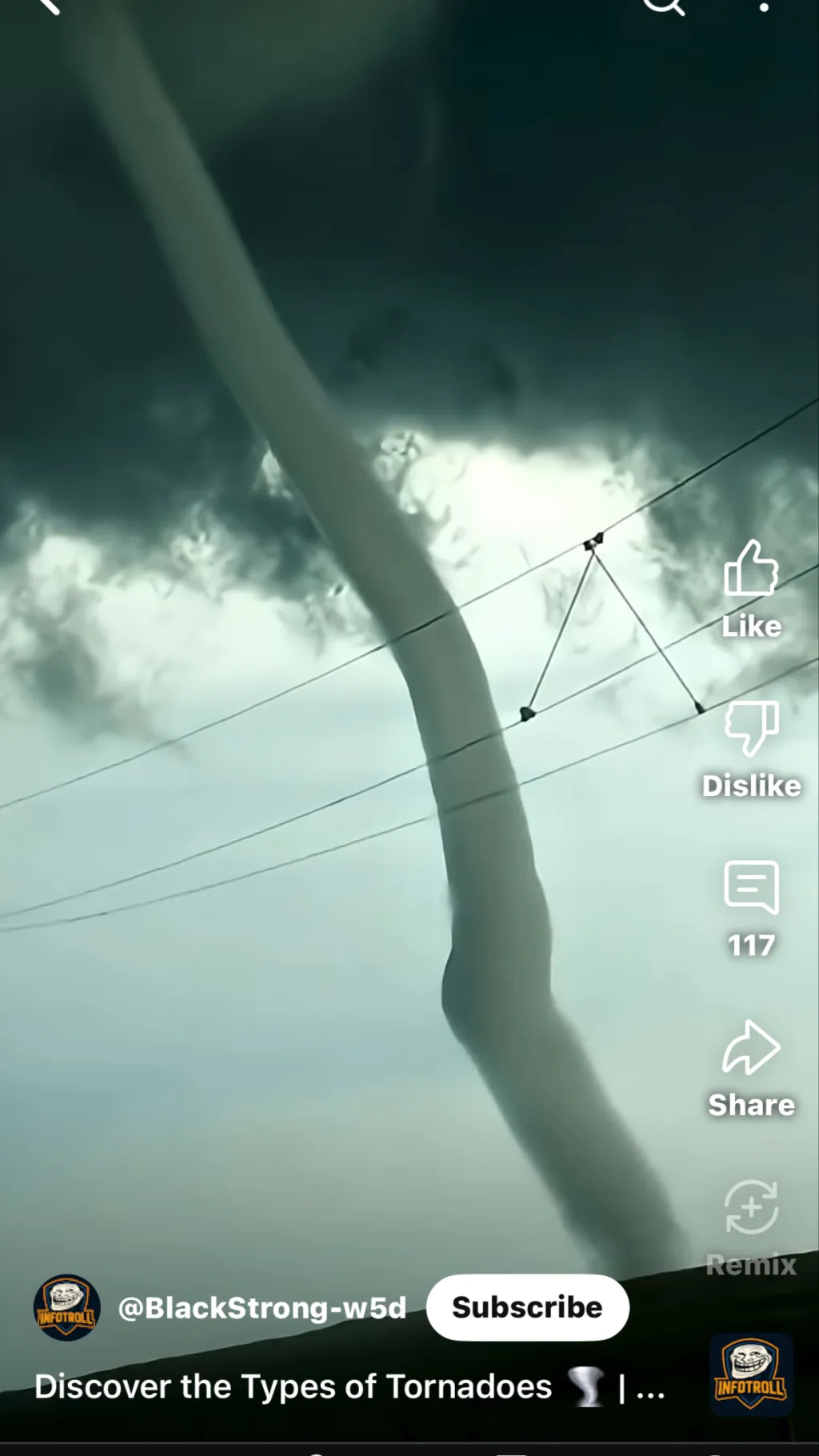 ai character: Snake tornado background