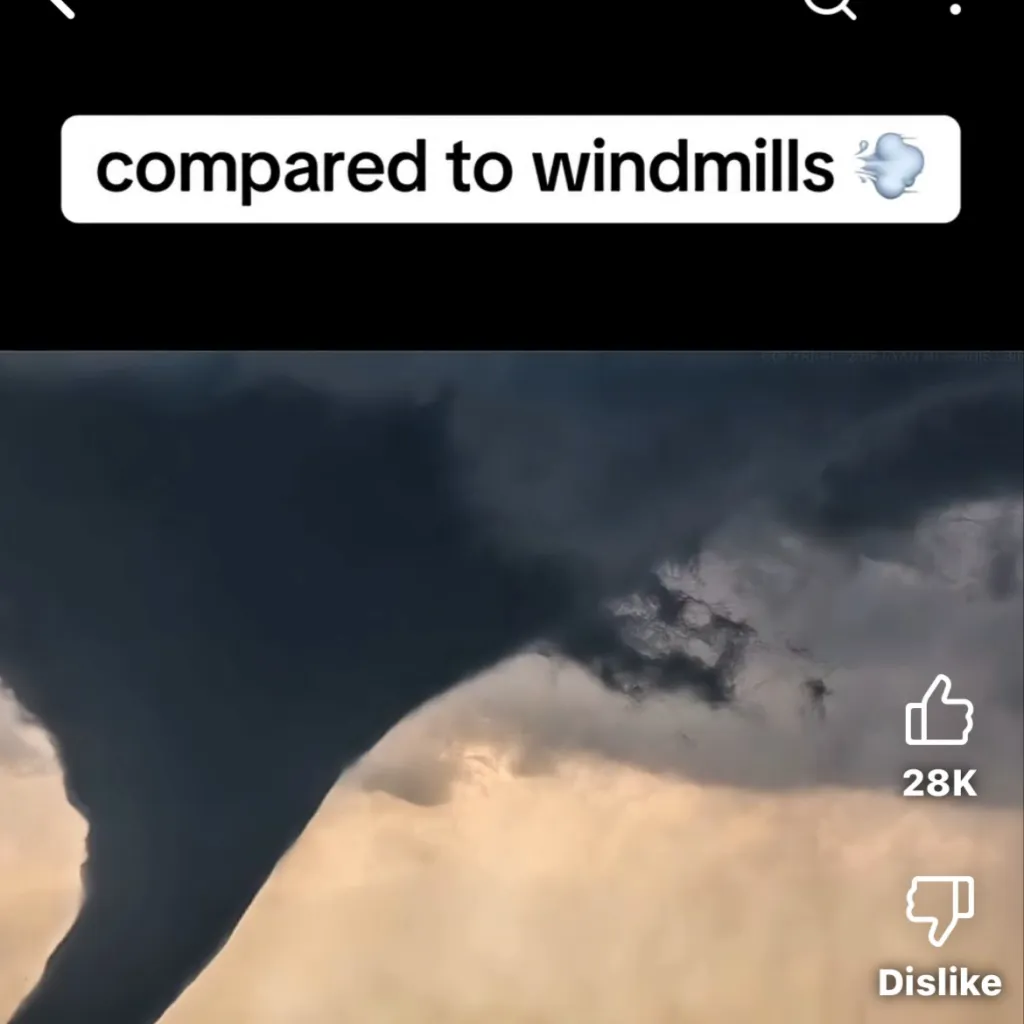 chat with ai character: Massive tornado ￼