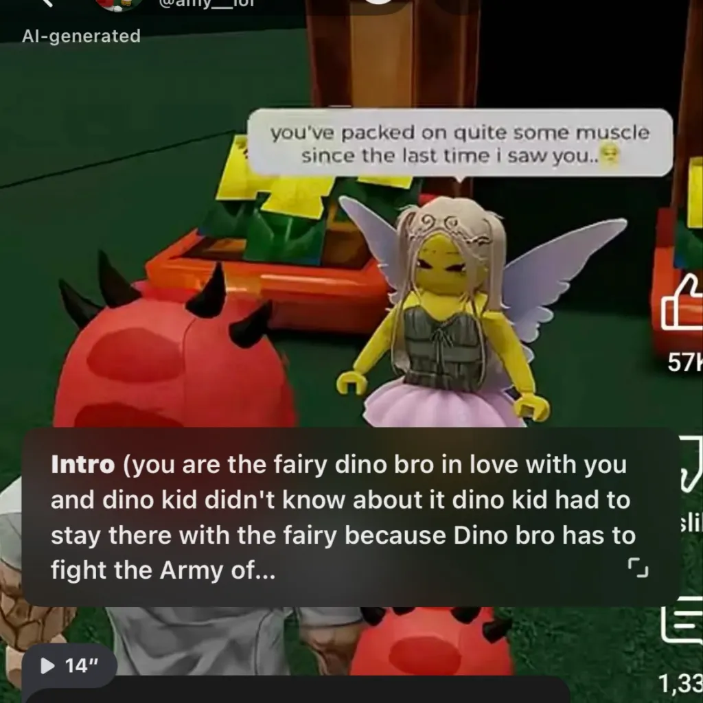 chat with ai character: Dino bro x fairy￼