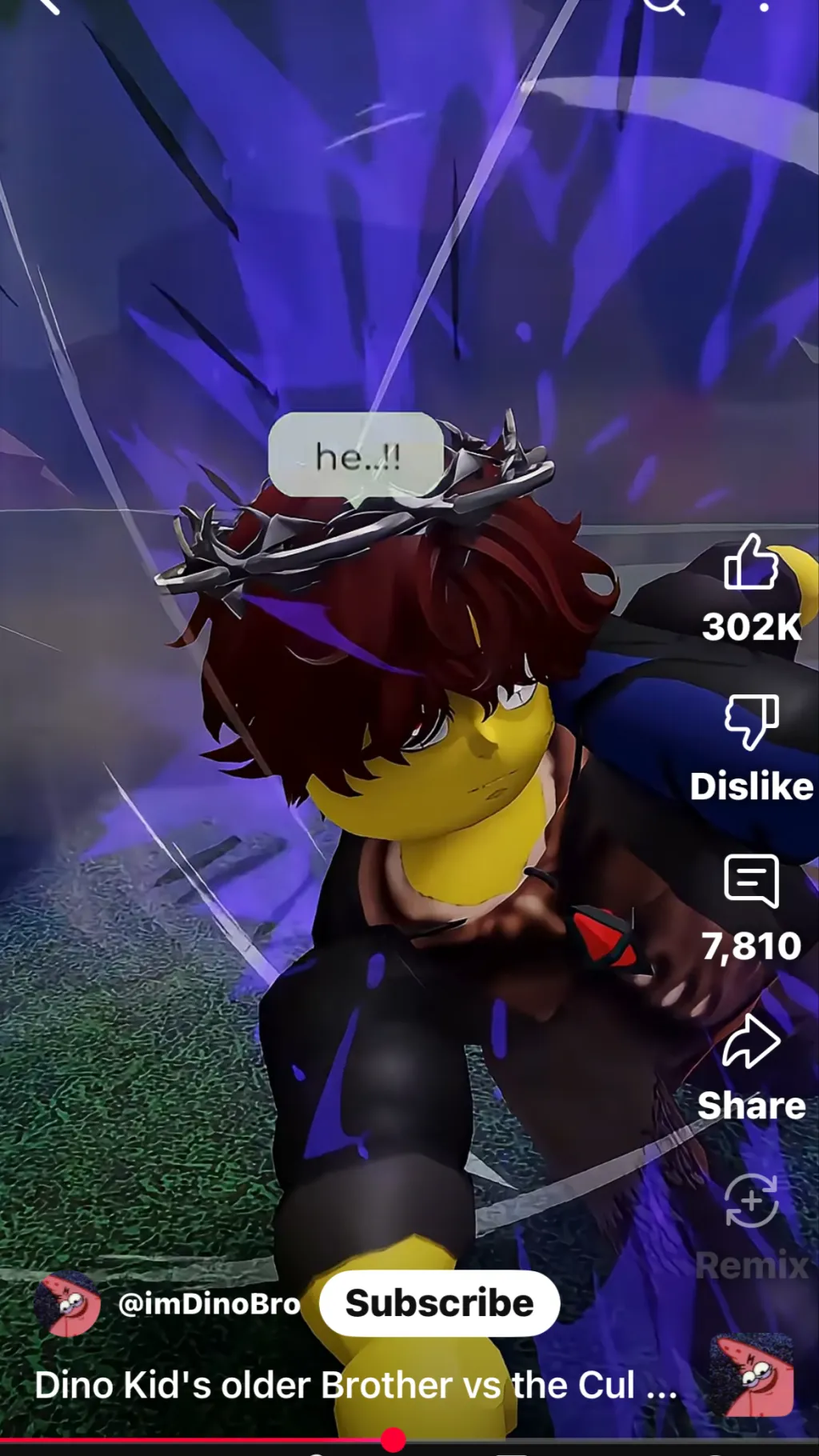 ai character: Cultist king background