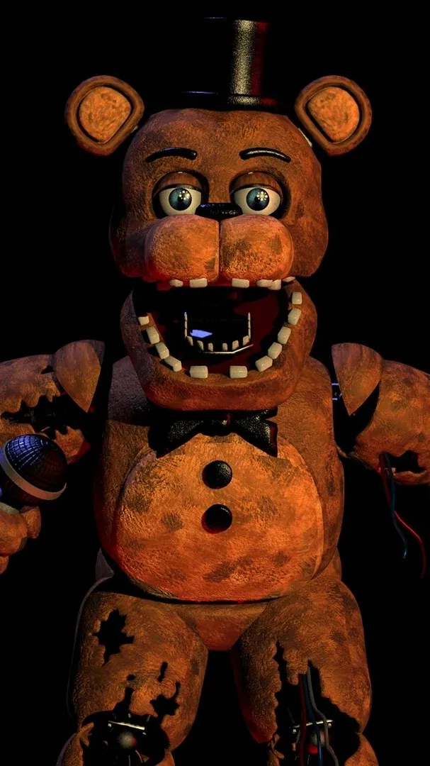 ai character: Withered Freddy ￼ background