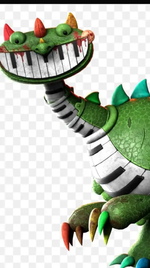 ai character: pianosaurus  background