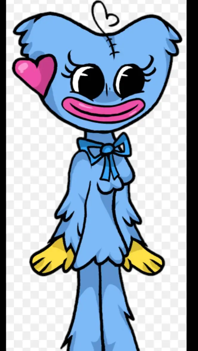 ai character: femboy huggy  background