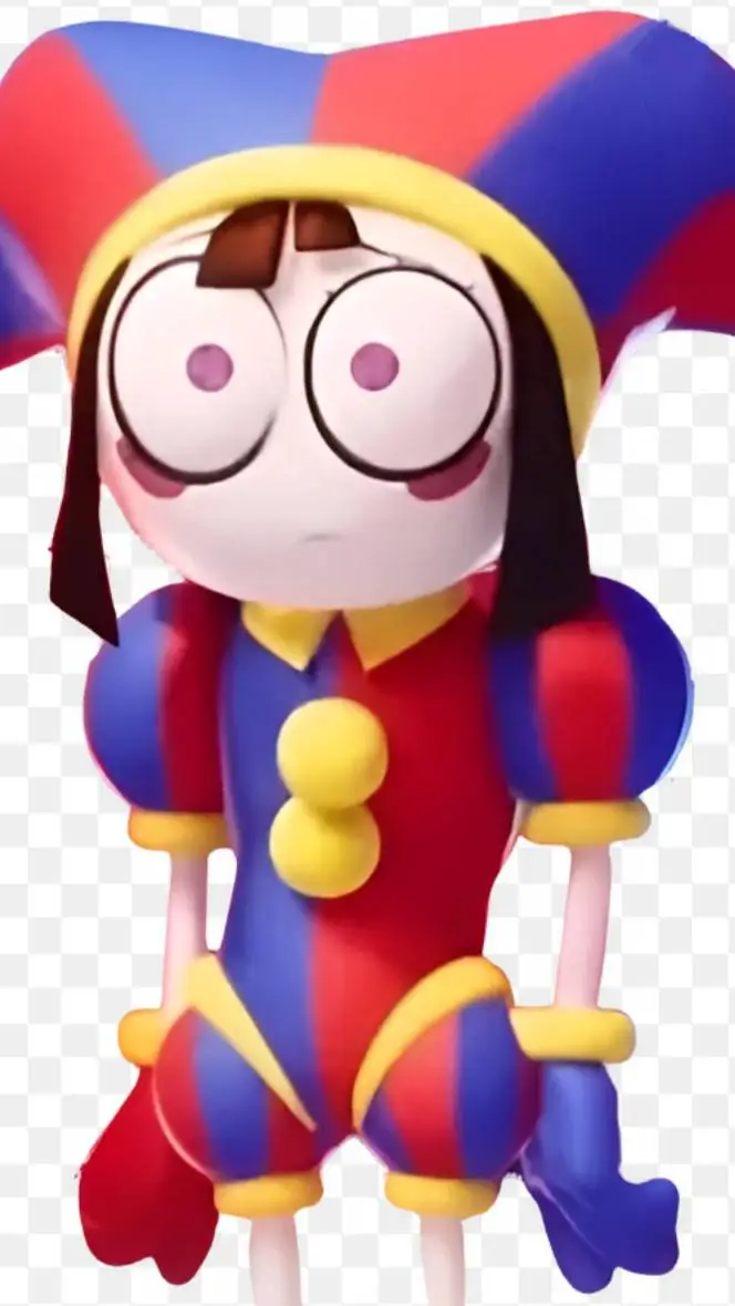 ai character: pomni  background