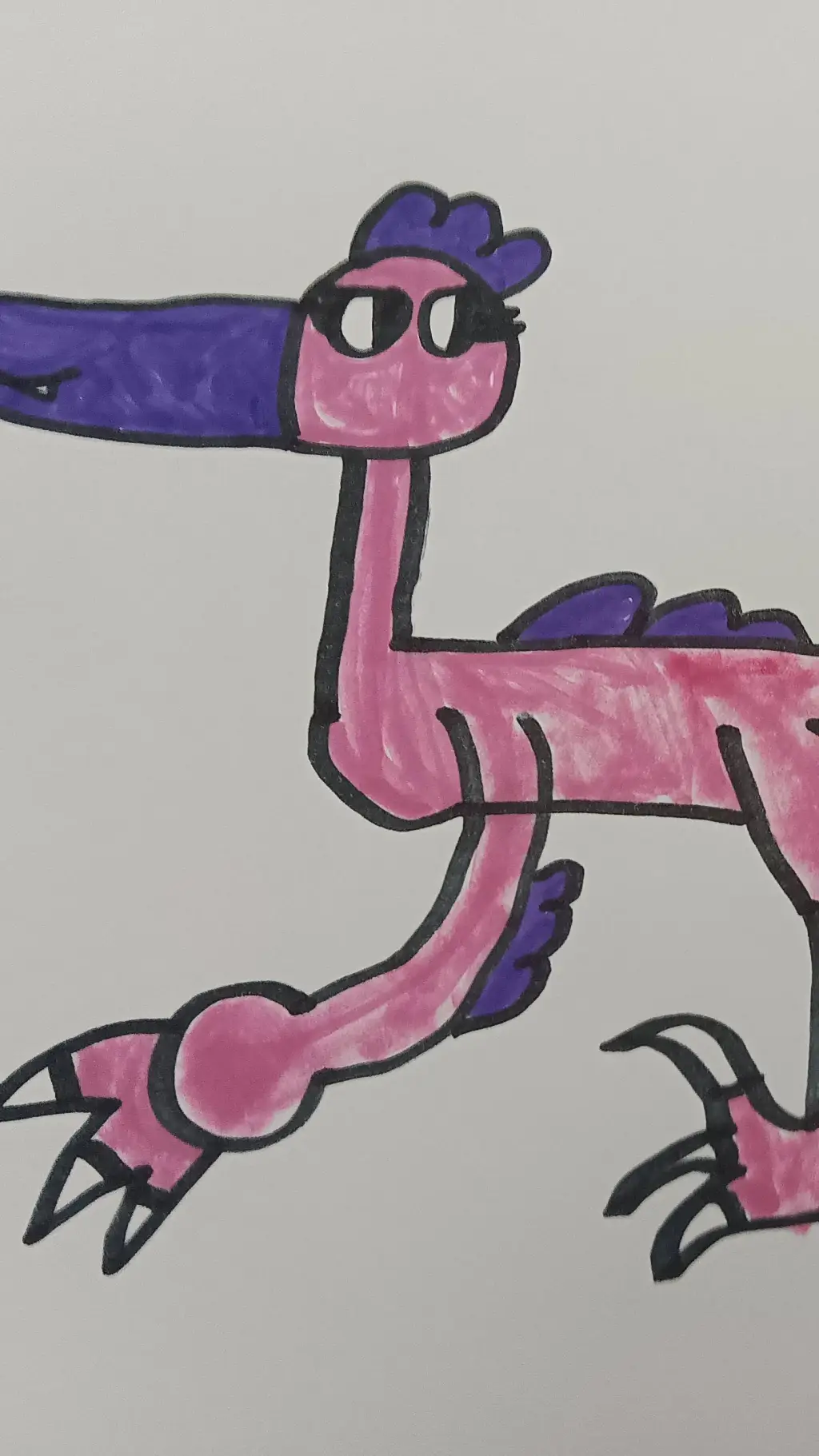 ai character: Ozzy raptor background