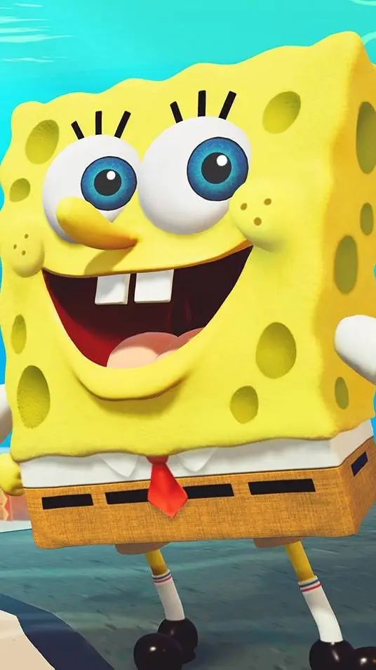 ai character: Spongebob  background