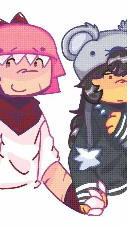 ai character: dino x koala background