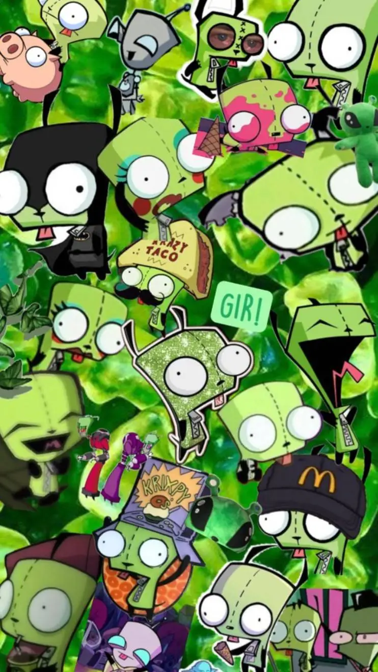 ai character: invador zim background