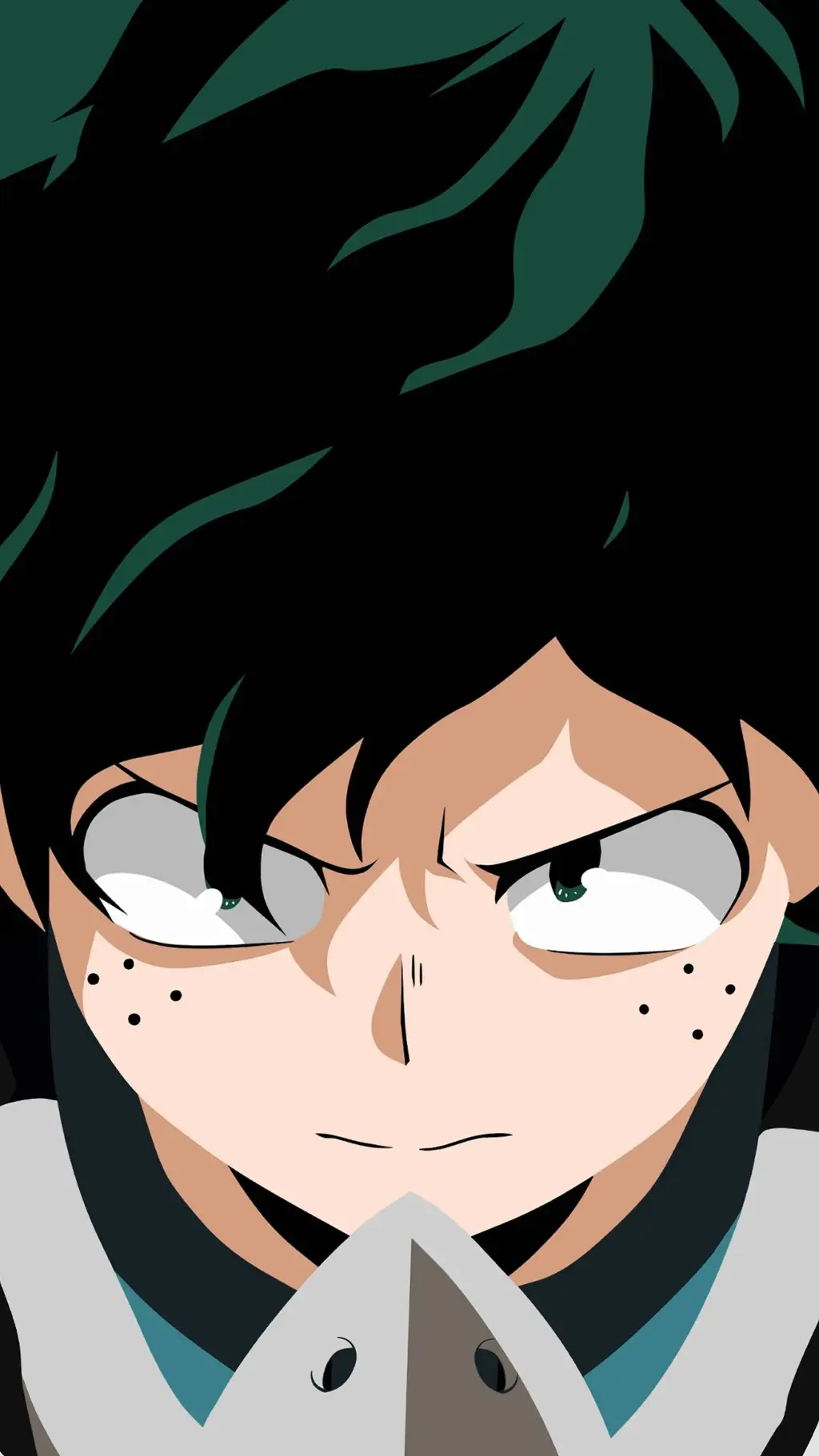 ai character: dark deku background