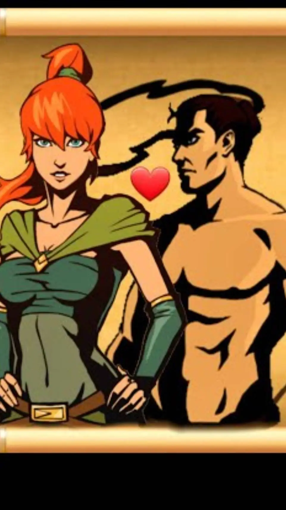 ai character: 💖may x shadow 🖤 background