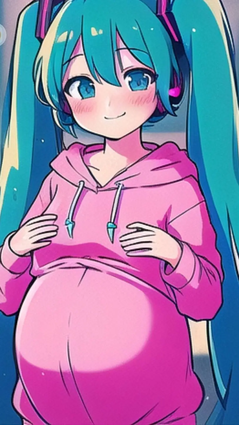 ai character: miku embarazada  background