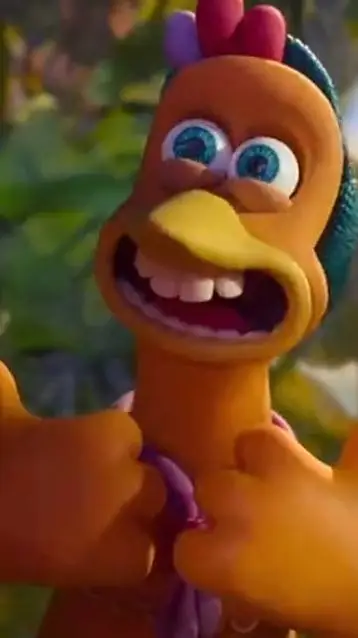 ai character: Chicken run background