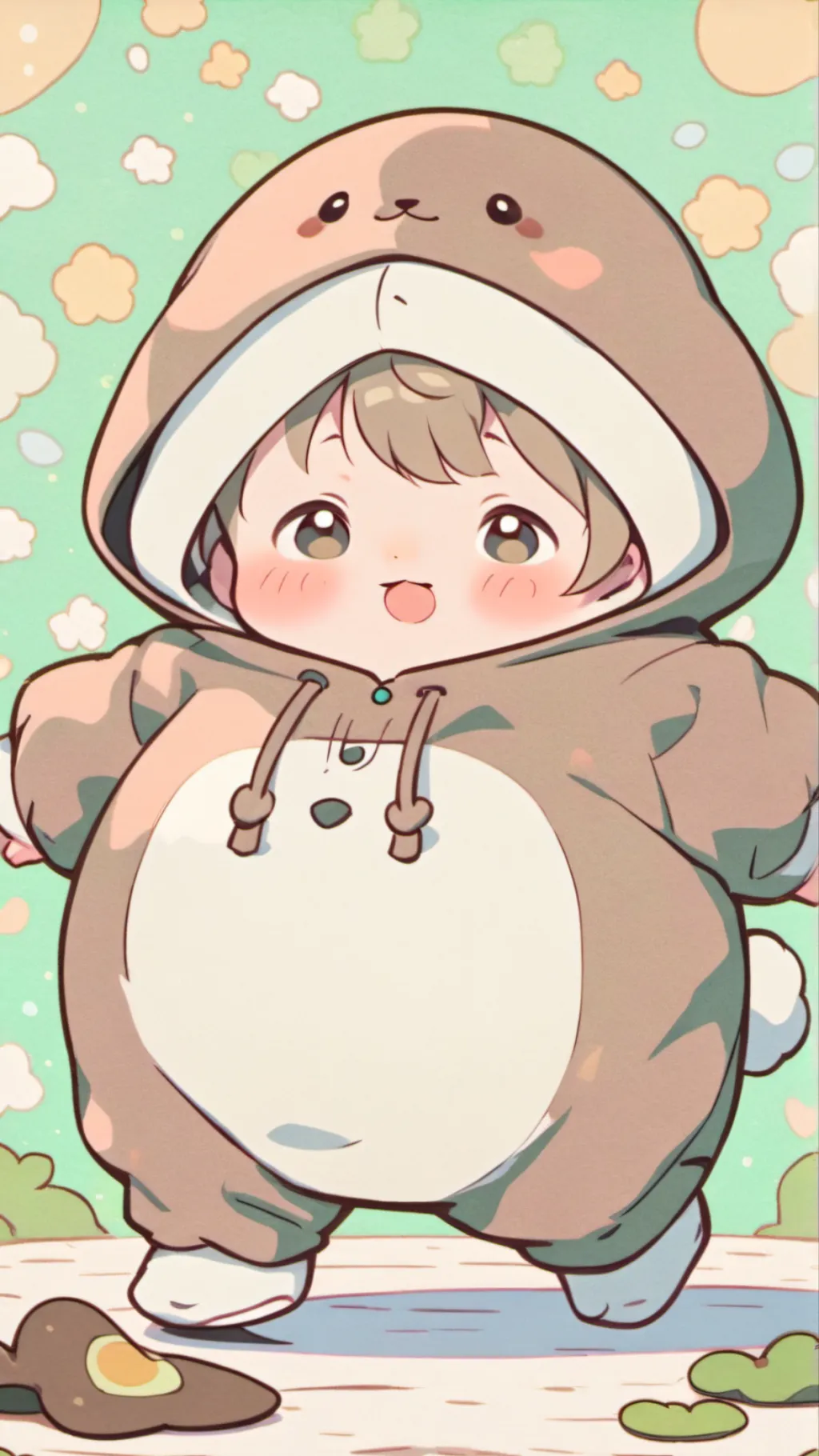 ai character: Nugget background
