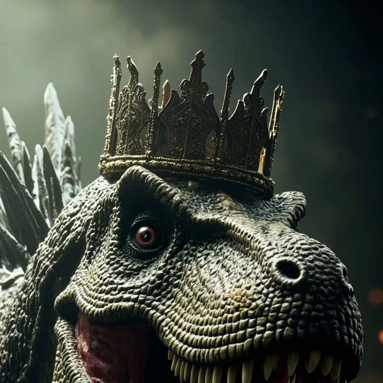 chat with ai character:  dinosaur king 🤴