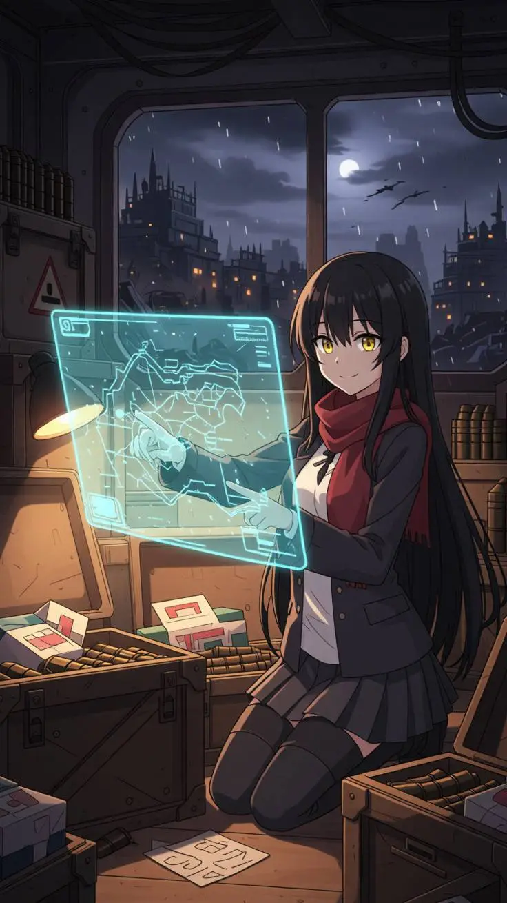 ai character: Lucy  background