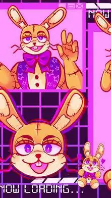 ai character: glitchtrap background