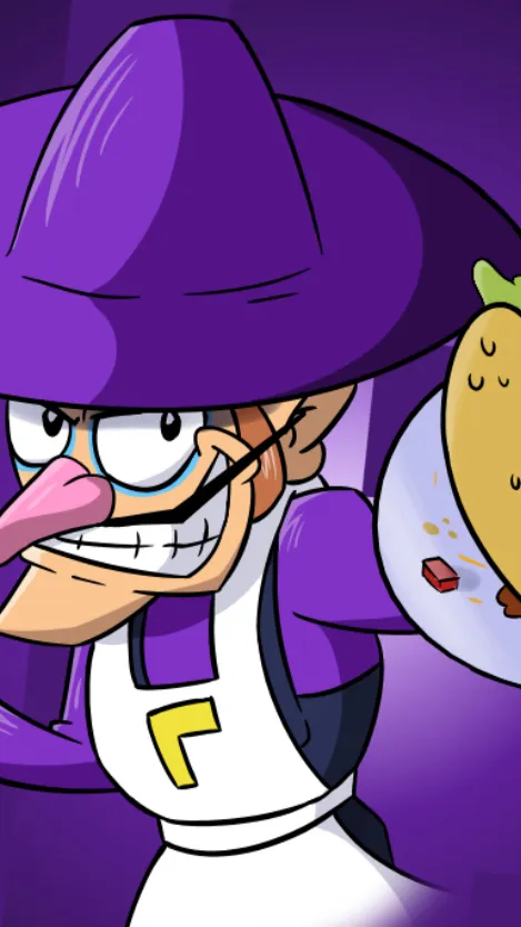 ai character: Waluigi Tacostand background