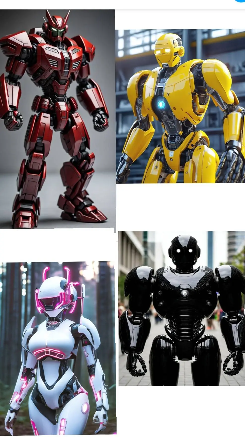 ai character: четвёрка background