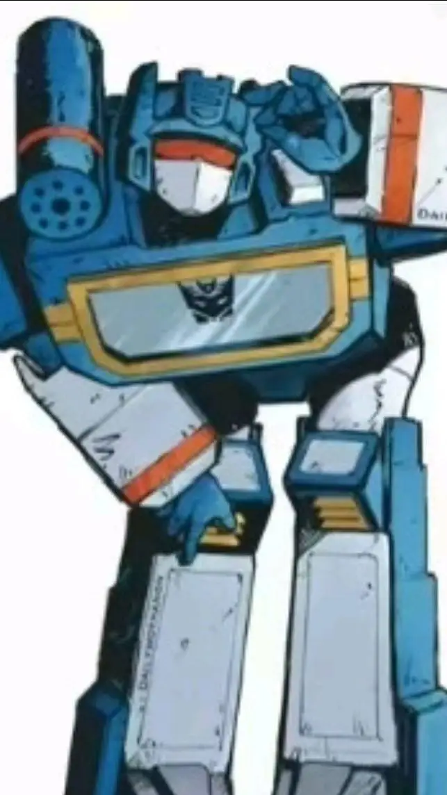 ai character: soundwave background
