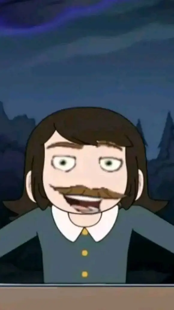 ai character: haunted hotel background